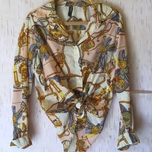 Multicolored print Blouse